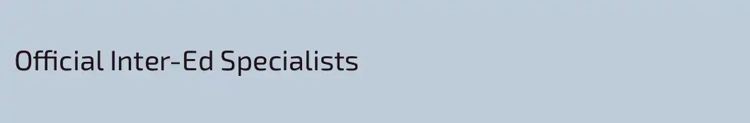 Official Inter-Ed Specialists